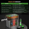 thumbnail image 3 of Pilas AAA recargables Mupoer 1100 mAh 1,2 V, paquete de 8 con caja, 3 of 6
