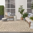 thumbnail image 2 of Nourison Tulum 8' x 10' Taupe Olive Indoor/Outdoor Rug, 2 of 9
