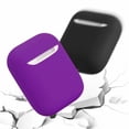 thumbnail image 3 of 2 Pack Compatible Case Ultra Thin Soft Cover Silicone Protective Skin for Apple Airpod 1 2 Case, 3 of 7