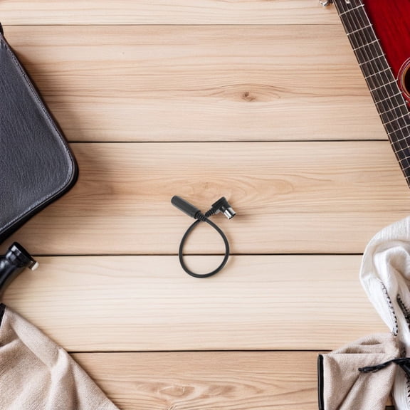 STOBOK Music Making Instrument Cable for Piano Guitar and Keyboard Black Stereo Audio Cable