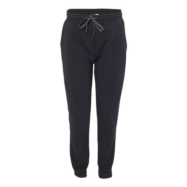 Burnside B8800 - Jogger de forro polar negro Burnside 8800