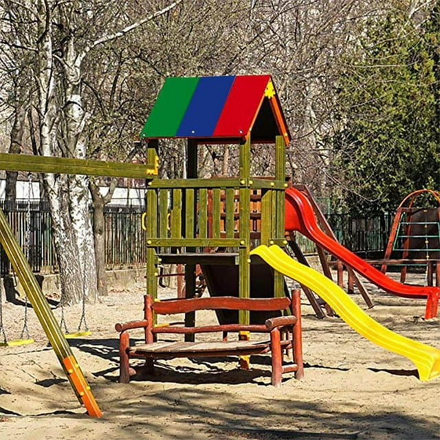 fastboy Toit de Remplacement pour Balançoire Imperméable Tente Pare-Soleil Vert Bleu Rouge