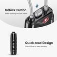 thumbnail image 2 of RNKR 4 Pack TSA Approved Luggage Lock – 4 Digit Combination with Flexible Steel Cable for Suitcase, Backpack, Gym Locker, Travel Security (Black), 2 of 8