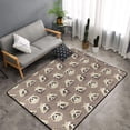 thumbnail image 2 of Area Rugs For Living Room Decor - Raccoon Anti Slip Throw Washable Rugs 3x5 For Bedroom, Soft Indoor Carpet For Bedroom Living Room 60x39In, 2 of 5