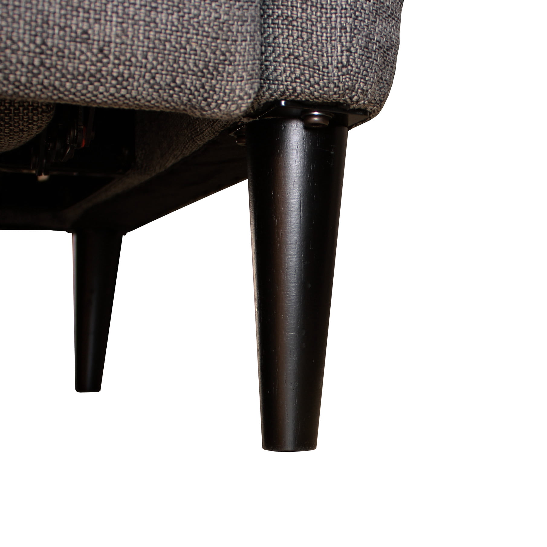 Carbon Black Recliner Chair With Pushback - Upholstered Comfortable Seat, 30 In. D X 34 W 40 H, 75 Lb Feature Resting Chair, 29.82 33.79 40.95