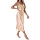thumbnail image 4 of Conjunto de bata de satén para mujeres INSPIRE CHIC de 2 piezas, camisón midi de seda suave, conjuntos de pijama sexys, batas de dama de honor L doradas, 4 of 5