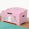 Personalized Dibsies Modern Expressions Unicorns & Rainbows Toy Box