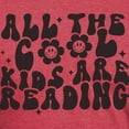 thumbnail image 3 of CafePress - All The Cool Kids Are Reading T Shirt - Mens Tri-blend T-Shirt, 3 of 4