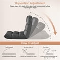 thumbnail image 5 of Alden Design Floor Sofa Chair with 14 Adjustable Positions, Gray, 5 of 11