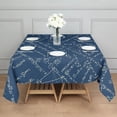 thumbnail image 3 of Math Equations Physics Diagrams Blue Pattern Square Tablecloth,Waterproof Square Table Cover,Wipeable Spillproof Washable Table Cover for Home Kitchen Party Decor 42"X42"(107x107cm), 3 of 6