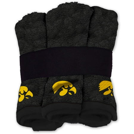 NCAA Iowa Hawkeyes Wash Cloth Set, 6-Pack