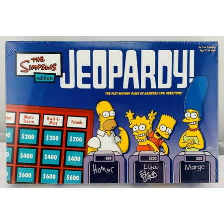 Simpson's Jeopardy Game - 2003 - Pressman - New/Sealed