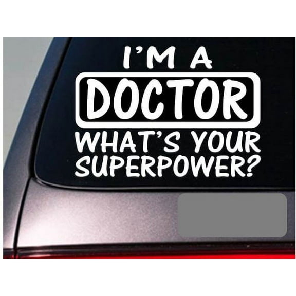 I'm a doctor sticker decal *E142* nurse hospital bed stethoscope