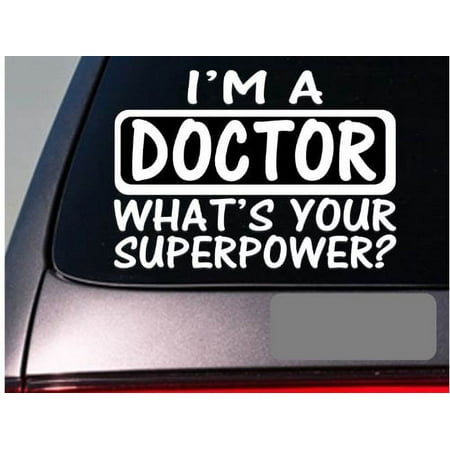 I'm a doctor sticker decal *E142* nurse hospital bed stethoscope