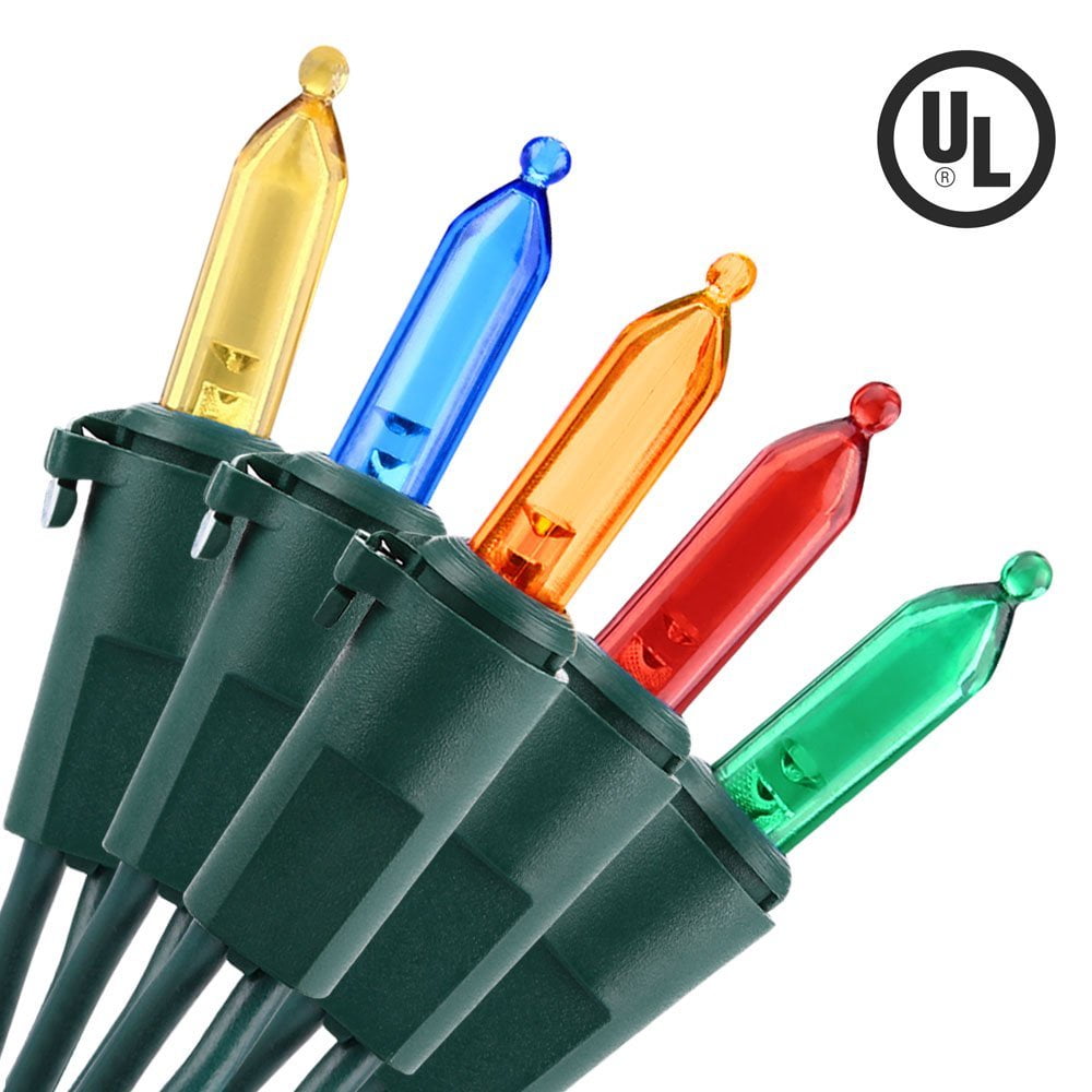 Brizled LED Christmas Lights,200 LED 66 ft Mini String Lights, 120V UL