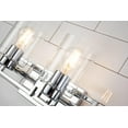 thumbnail image 3 of Lucas McKearn Estes 2-light Metal Bath Vanity Light in Polished Chrome, 3 of 4