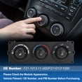 thumbnail image 3 of Módulo de control climático A/C Heater Unique Bargains para camiones Kenworth 2006-2026 Panel de interruptores de control HVAC No.F21-1013-11-000/F21101311000, 3 of 7