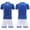 Blue, variant on 2 Piece Kids Soccer Jersey Outfits Breathable Mesh Athletic Football Team Uniform Set Boys Sports Activewear Outfit Summer Casual Training Matching Set Red 4XS