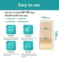 thumbnail image 7 of Dimora Silicone Scar Sheets, Extra Long Silicone Scar Tape, Waterproof Scar Treatment, Scar Removal Strips for Surgical Scars, C-Section, Keloid, Tummy Tuck, 1.6”x120" Roll, 7 of 7