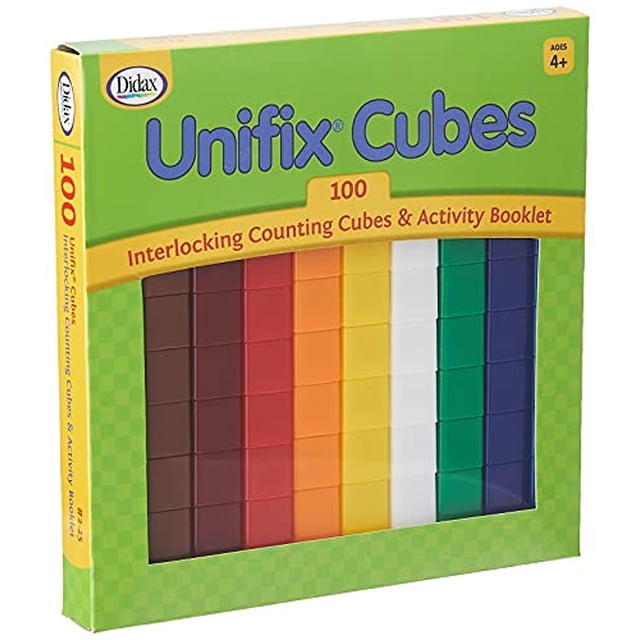 DIDAX Recursos educativos Unifix Cubes Set (100 Pack) Didax N/A