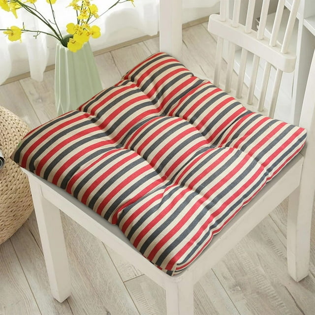 Universal Breathable Office Chair Cushion with Straps, Thickened Seat Pad for Home Desk, Machine Washable Contoured Ergonomic Support