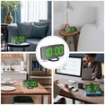 thumbnail image 4 of piaybook Alarm Clock Digital Alarm Clock Large LED Display With Dual USB Charger Ports | Auto Dimmer Mode | Easy Snooze Function Modern Desk Wall Clock For Bedroom Home Office For All People, 4 of 5