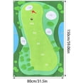 thumbnail image 5 of Tapete de golf para chipping - Tapete adhesivo para practicar golf en interiores para adultos - Tapete de golf con velcro - Tapete de entrenamiento de golpeo - Set de golf con 16 pelotas para el hogar, 5 of 5