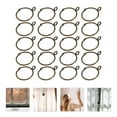 thumbnail image 3 of Hemoton  20 Pcs Bathroom Curtain Circles Iron Rings Pleat Tape Advanced Outdoor Green, 3 of 8