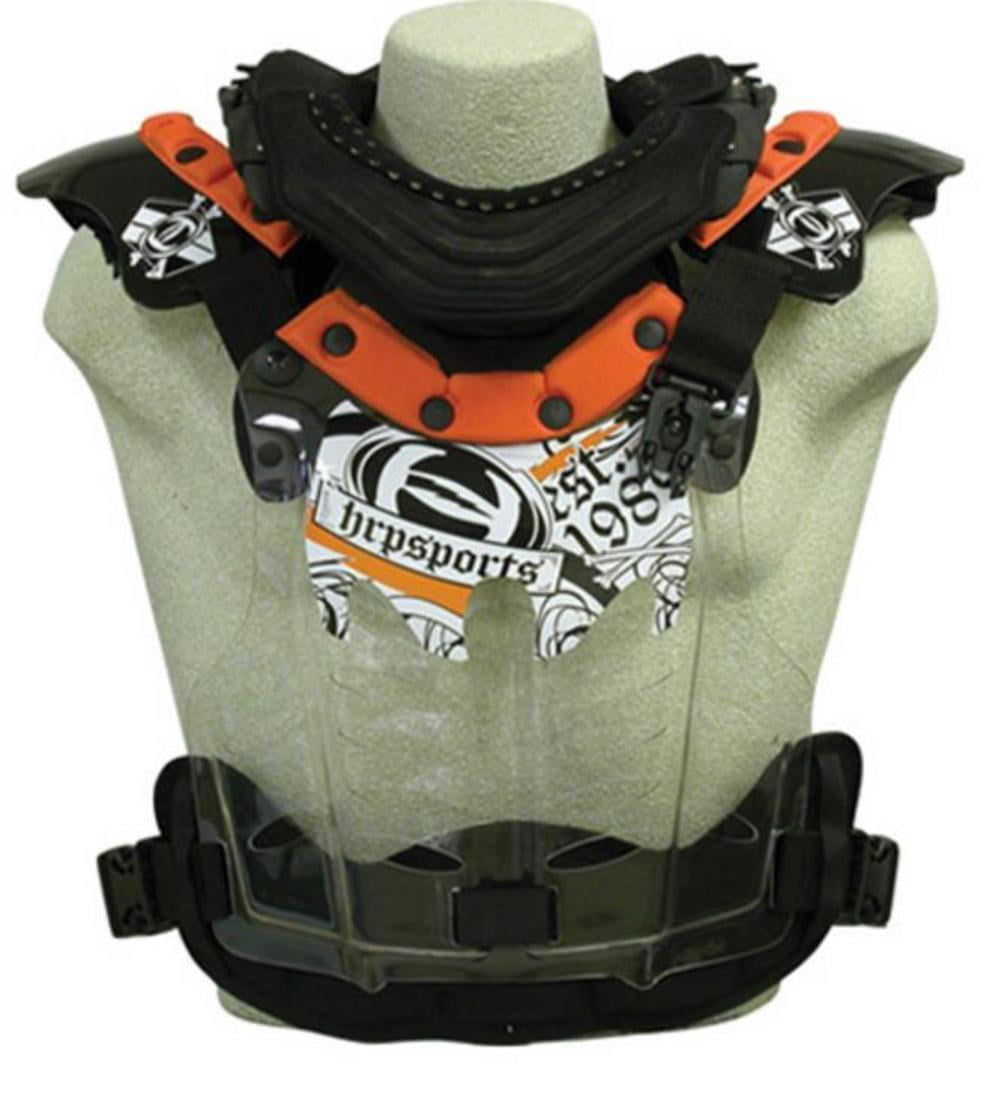 HRP Sports FlakJak LT IMS Chest Protector (Medium, Orange)