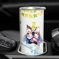 thumbnail image 5 of 20 Oz Funny Dog Print Skinny Insulated Stainless Steel Tumblers With Straw & Lid Metal Double Wall Vacuum Travel Coffee Mug Gift For Dog Lovers, 5 of 6
