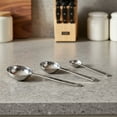 thumbnail image 4 of Amco Stainless Steel Measuring Spoons (Set of 4) - 1/4 Tsp, 1/2 Tsp, 1 Tsp, 1 Tbsp - Durable Kitchen Utensils with Engraved Labels - Nesting & Easy Storage, Non-Toxic Kitchenware Dishwasher Safe, 4 of 5