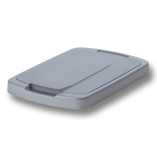 35 Qt Waste Bin Lid Platinum, Fits KV.QT35PBPT