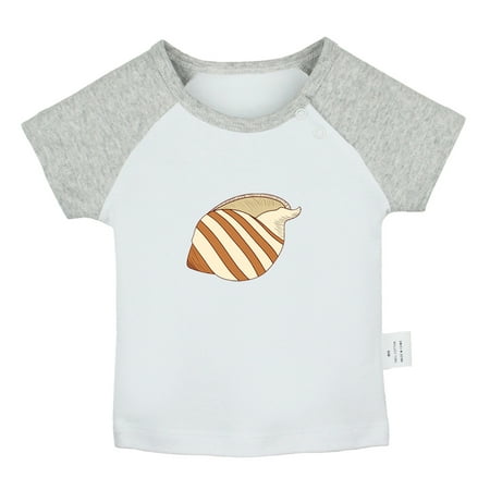 

Little Baby Cute T shirt For Baby Newborn Babies Animal Conch T-shirts Infant Tops 0-24M Kids Graphic Tees Clothing (Short Gray Raglan T-shirt 0-6 Months)