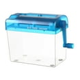 thumbnail image 4 of segolike Manual Paper Shredder Mini Paper Cutting Machine Professional A4 Paper Household Blue, 4 of 9