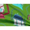 thumbnail image 5 of oneOone Rayon Green Fabric Retro Lantern Craft Projects Decor Fabric Printed By The Yard 56 Inch Wide, 5 of 5
