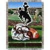 LHM NCAA Wyoming Cowboys Acrylic Tapestry Throw, 48 x 60 in.