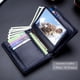 thumbnail image 3 of BULLCAPTAIN Cartera de Cuero Genuino con Bloqueo RFID de Gran Capacidad Negro QB-027, 3 of 6