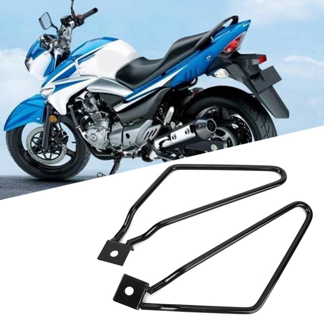 Soporte de Montaje para alforjas ANGGREK Hierro Universal para motocicleta color negro
