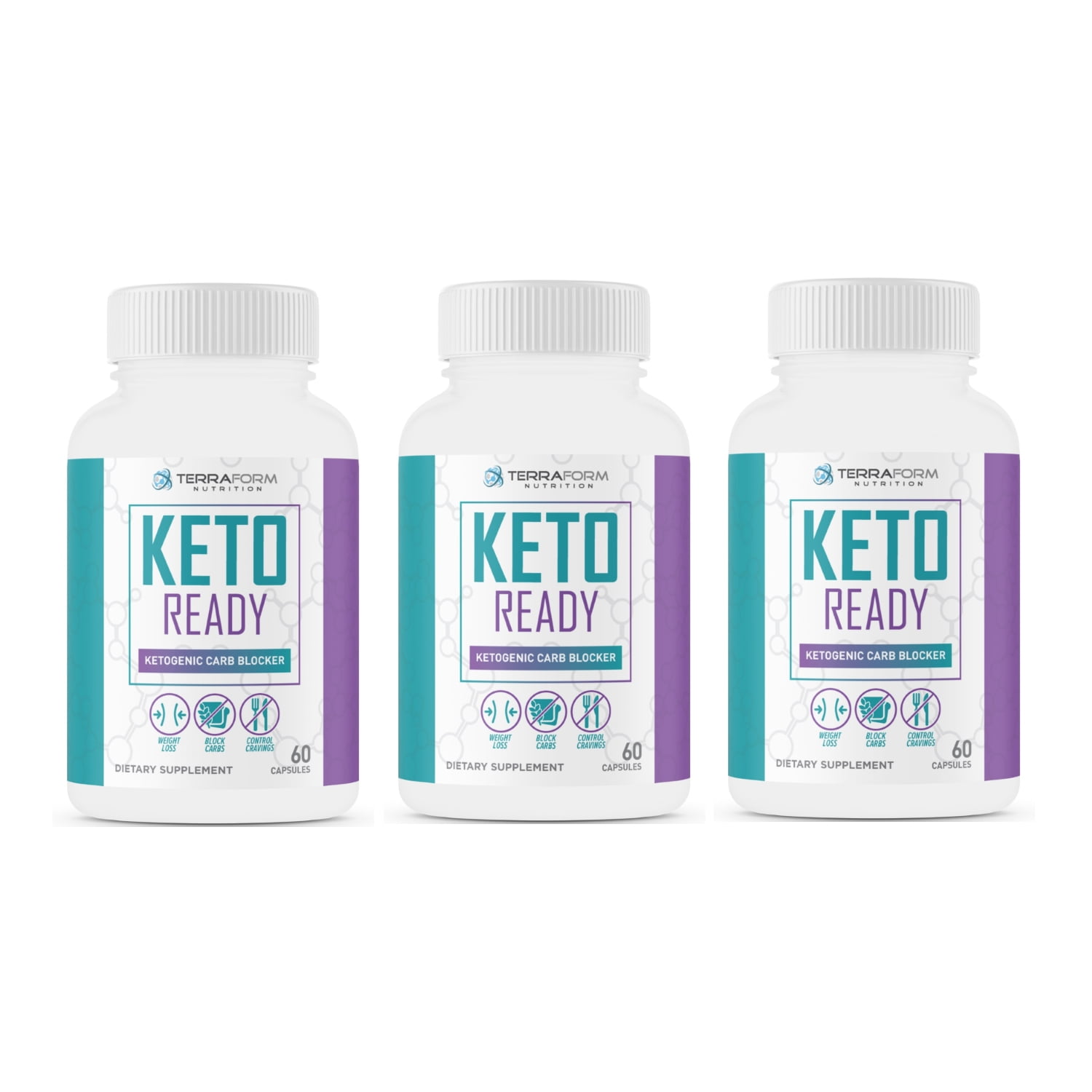 Keto Ready Max Strength Keto Carb Blocker 1200mg Burn Fat & Block