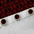 thumbnail image 4 of Feelyou Red Dream Catcher Black Out Curtains, Boho Flower Curtains Pack of 2 (42x63 Each), 4 of 6