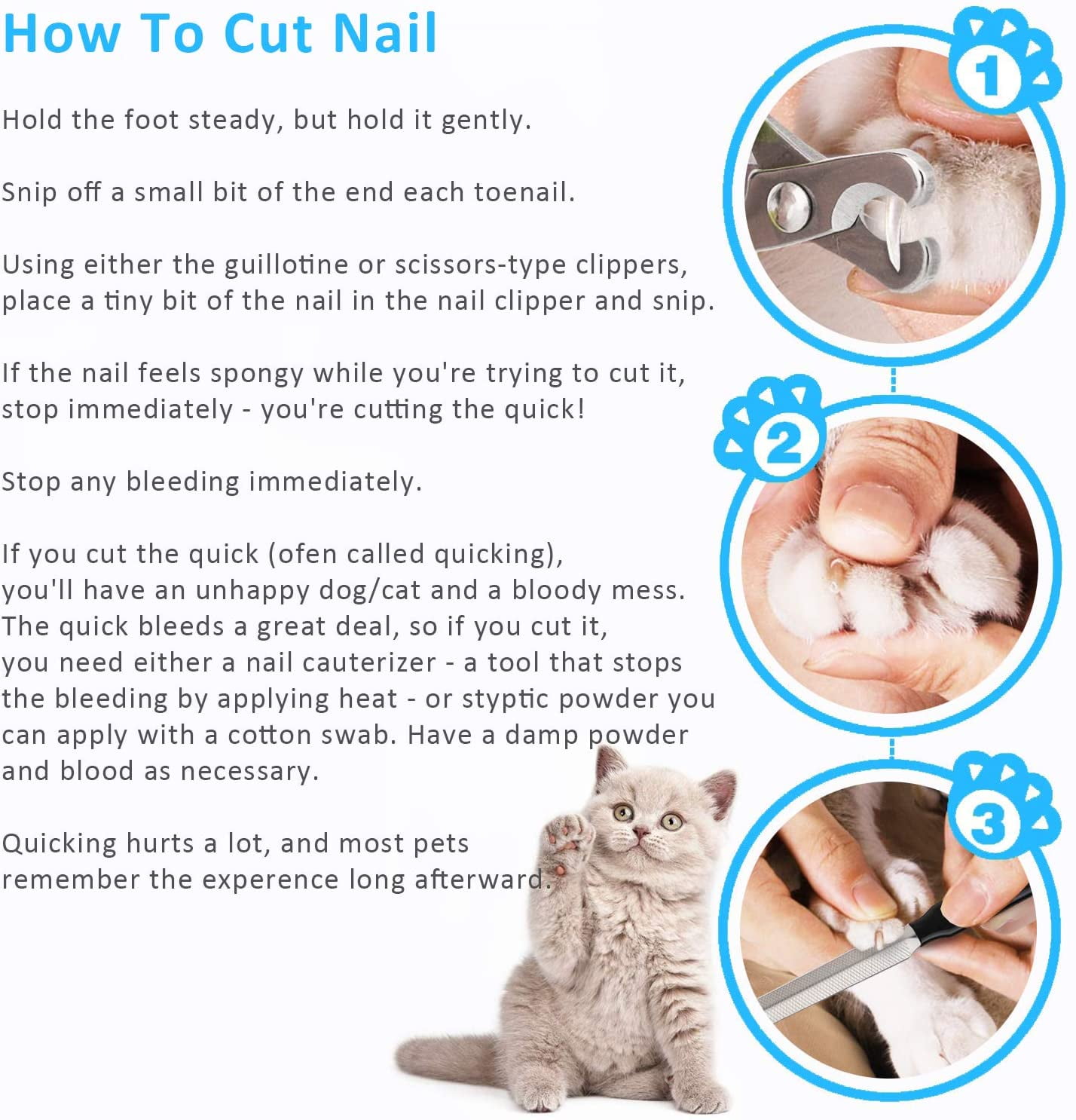 The Mobile Vet Nurse - A quick check in to make sure you keep an eye on  your kittys claw length! Older or sedentary cats may need their claws  trimmed regularly to