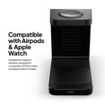 thumbnail image 5 of Powertek 3 in 1 Wireless Charge Stand Black, 15W Qi® Charging Station, Includes Wall Charger and USB-C Cable, 5 of 7
