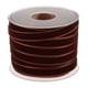 thumbnail image 1 of Rollo De Cinta De Terciopelo De 2 X 20 Yardas Y 10 Mm De Ancho Para Manualidades Café, 1 of 7