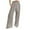 Khaki, variant on VERUGU Wide Leg Trousers Womens Loose Pants High Waist Straight Comfortable Casual Solid Pants Pink XXXL