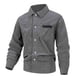 thumbnail image 2 of Kalauyu Men's Corduroy Shacket with Pockets Button Down Work Jackets Casual Long Sleeve Jacket, 2 of 4