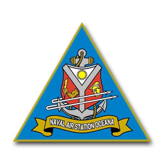 3.8 Inch Naval Air Station Oceana Vinyl Transfer Decal