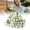 Green, variant on 10PC Glitter Patriotic Artificial Berry Picks, Red, White & Blue Curly Branches for 4th of July Decorations, Vase Filler & Holiday Home Decor – 13.4 Inch