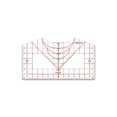 thumbnail image 1 of Herramienta de alineación de guía de regla de camiseta portátil, herramienta de medición, regla de costura multipropósito de camisetas de todos los perfecl regla de calibración, 1 of 7