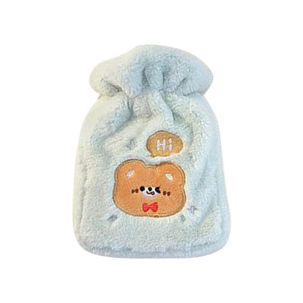 Bolsa calentadora de manos con bordado de dibujos animados, bolsa de agua caliente extraíble, regalos familiares de invierno Hugtrwg Para estrenar
