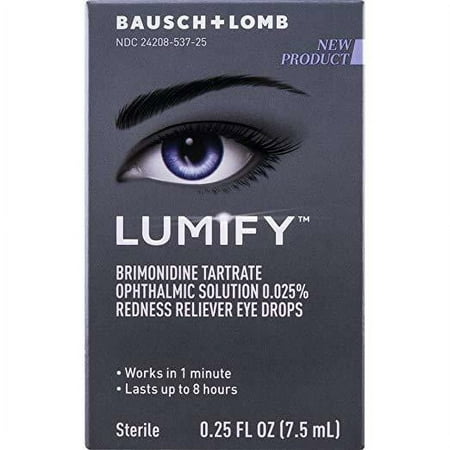 Lumify Redness Reliever Eye Drops 0.25 fLOZ (7.5 ml) EXP:10/2022